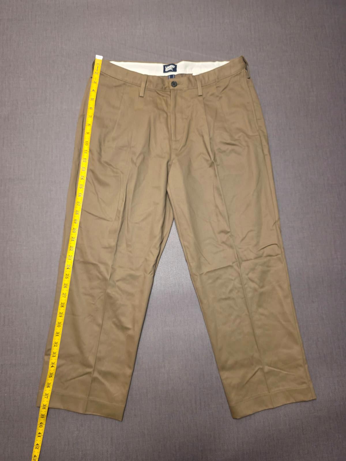 Lands End Mens Smart Casual Trousers/Pants - 36 - W36/L27 - Beige