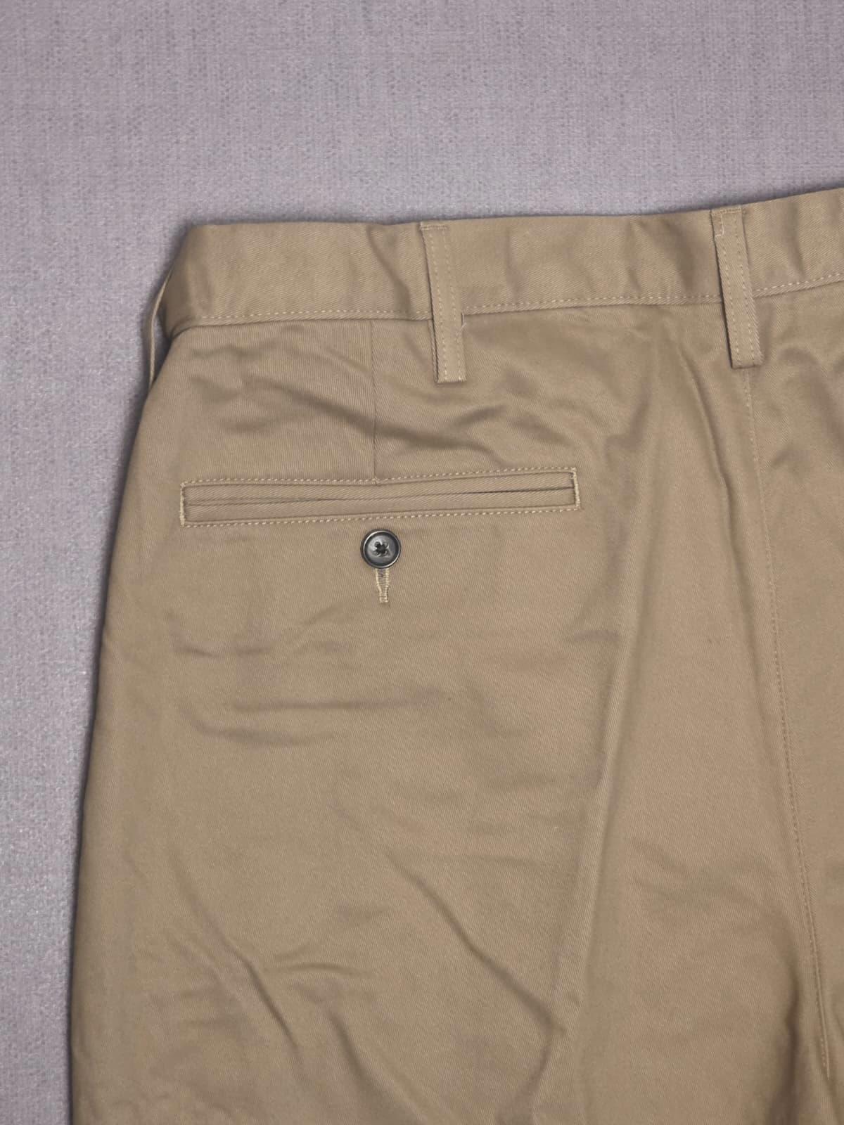 Lands End Mens Smart Casual Trousers/Pants - 36 - W36/L27 - Beige