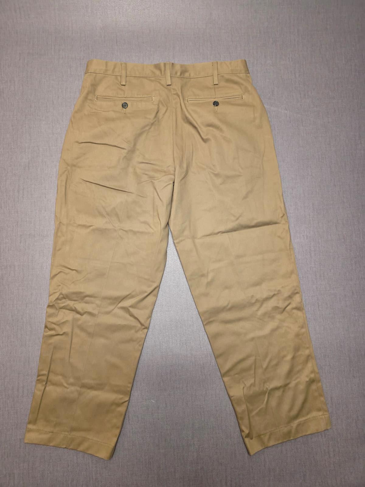 Lands End Mens Smart Casual Trousers/Pants - 36 - W36/L27 - Beige