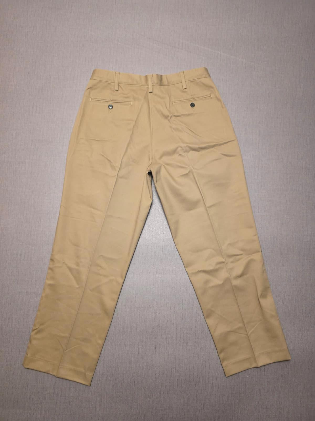 Lands End Mens Smart Casual Trousers/Pants - 34 - W34/L27 - Beige