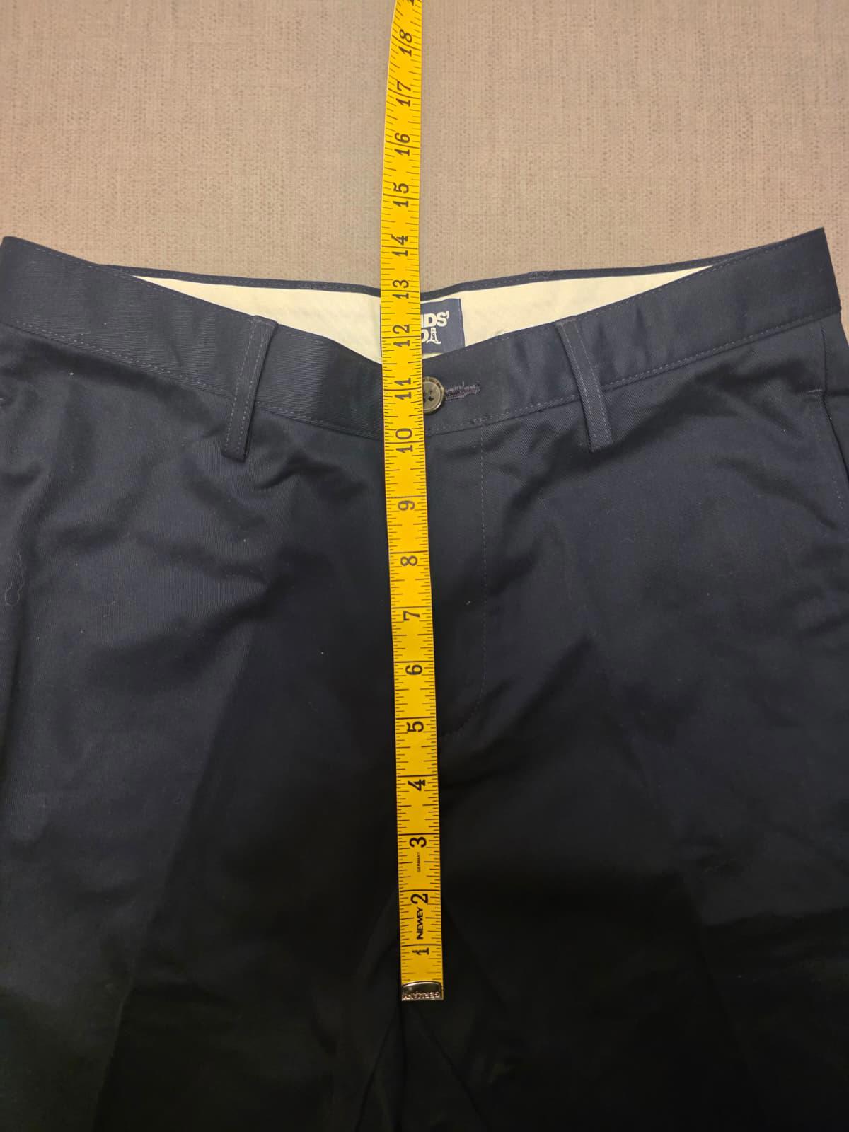 Lands End Mens Smart Casual Trousers/Pants - 31 - W34/L26 - Navy