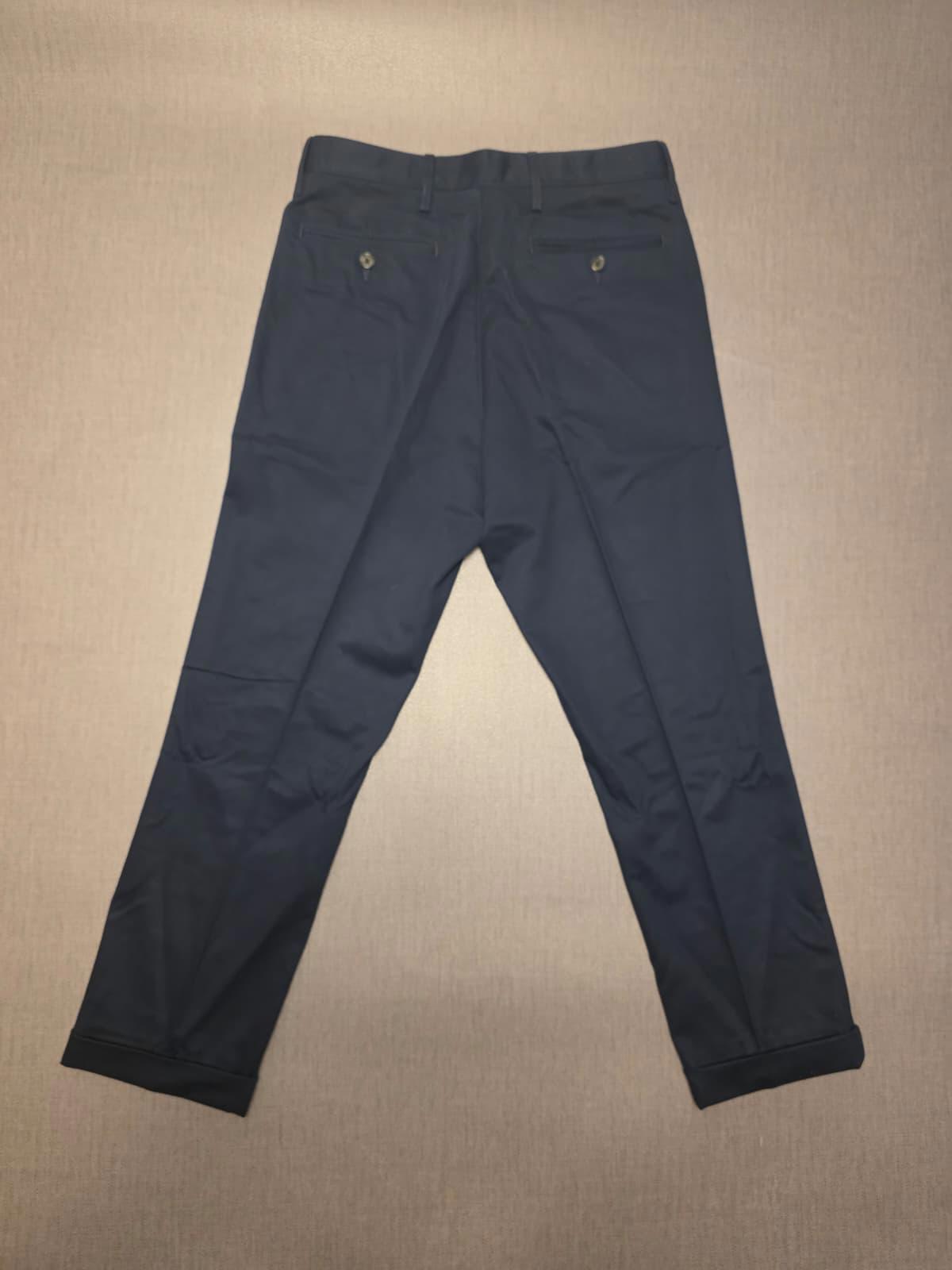 Lands End Mens Smart Casual Trousers/Pants - 31 - W34/L26 - Navy