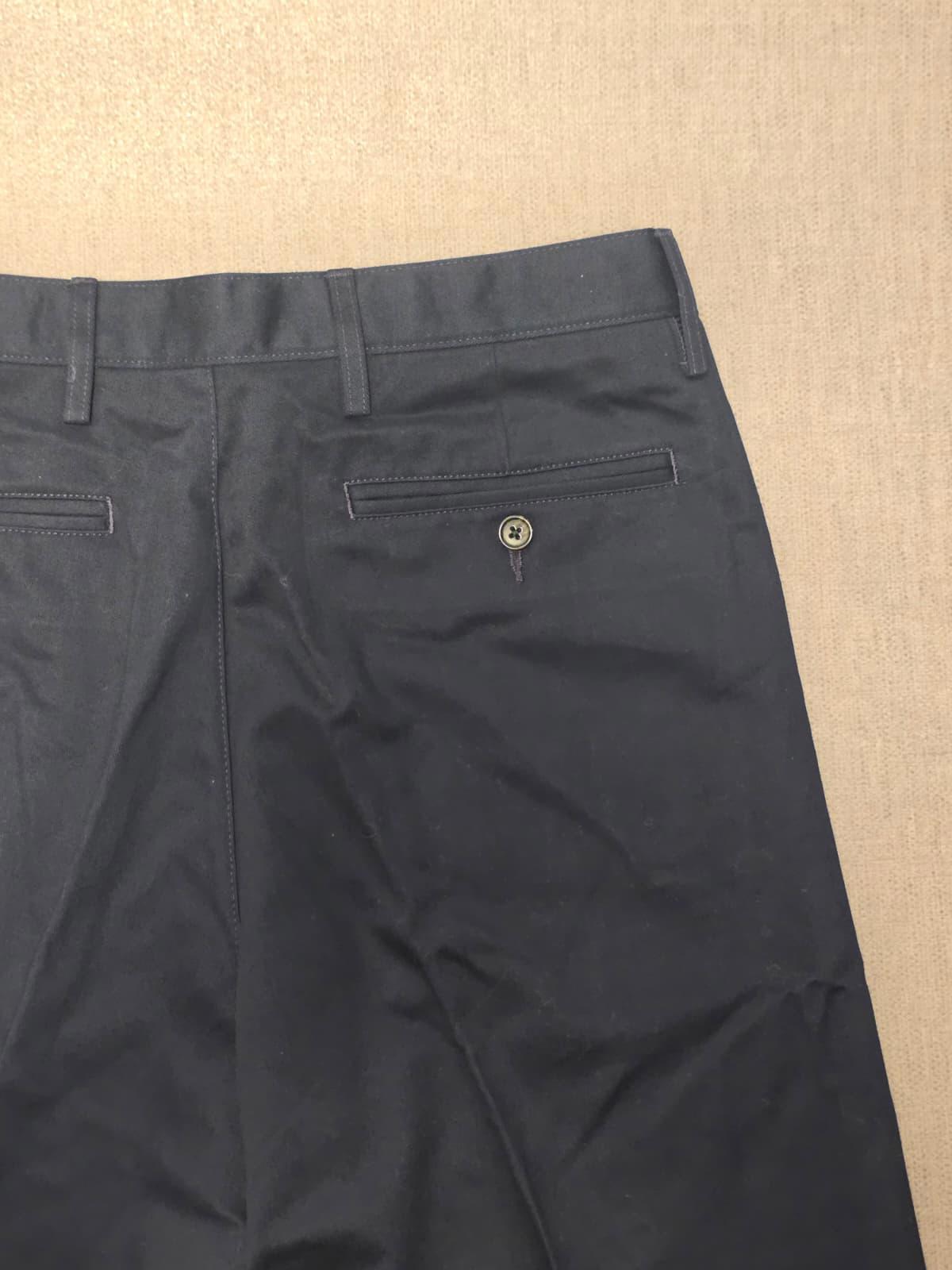 Lands End Mens Smart Casual Trousers/Pants - 31 - W34/L26 - Navy