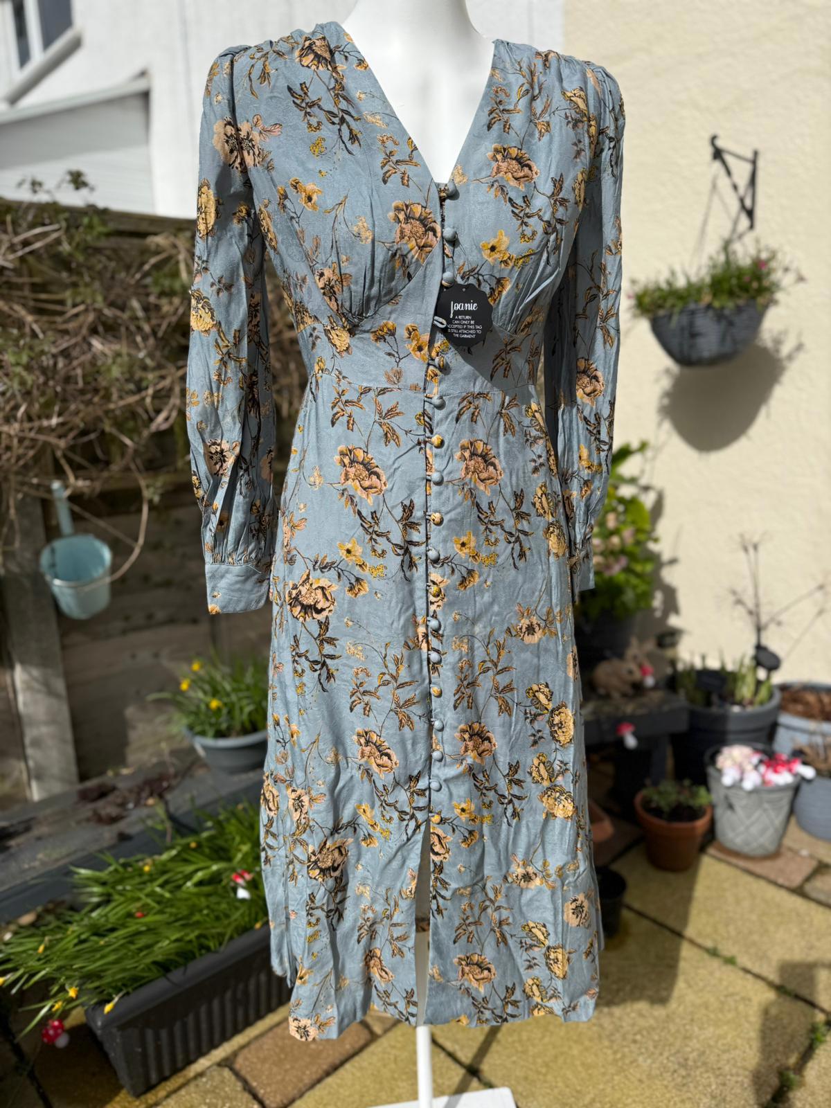 Christina Hendricks X Joanie Lily Of The Valley Flowers Print Midi Dress 8