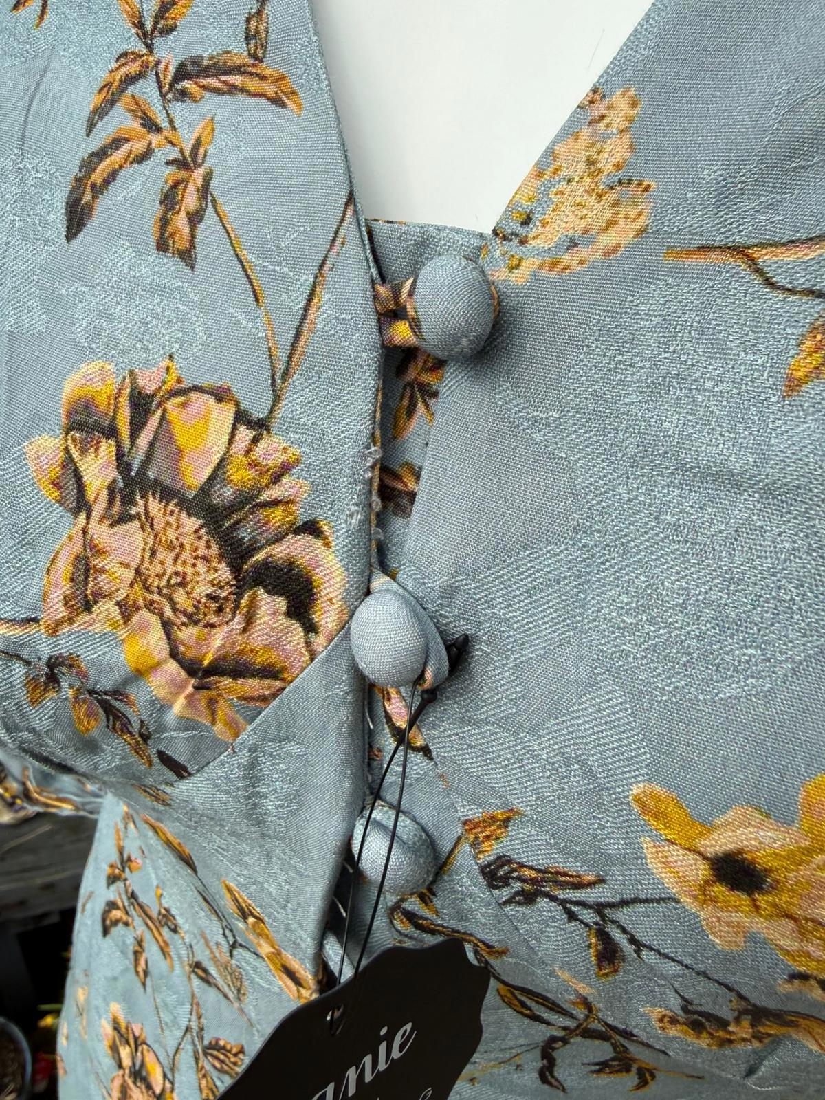 Christina Hendricks X Joanie Lily Of The Valley Flowers Print Midi Dress 8