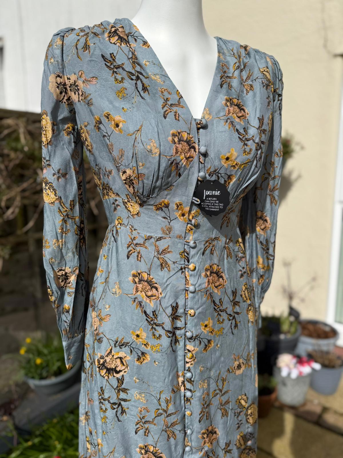 Christina Hendricks X Joanie Lily Of The Valley Flowers Print Midi Dress 8