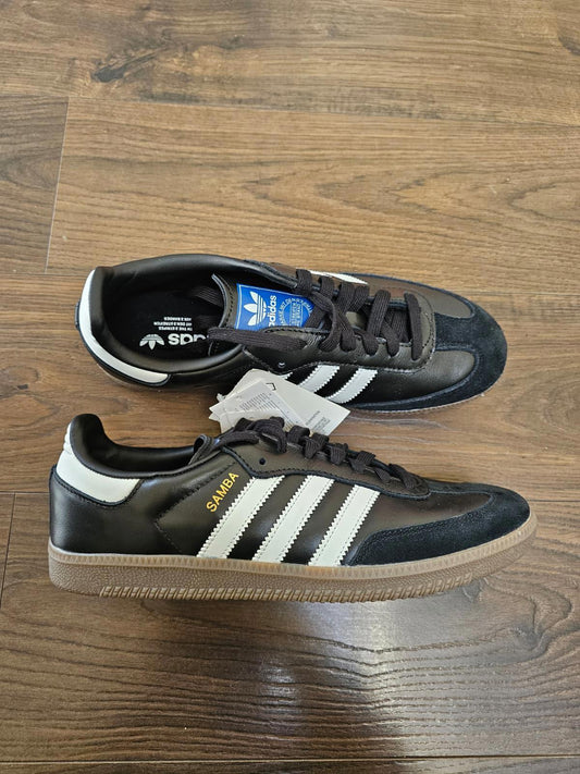 Adidas Original OG Samba Mens Trainers/Sneakers - UK 8 - BNWT - Black/White