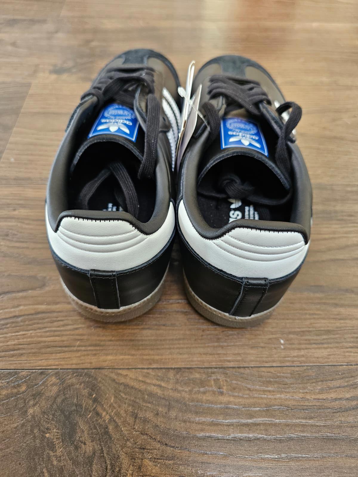 Adidas Original OG Samba Mens Trainers/Sneakers - UK 8 - BNWT - Black/White