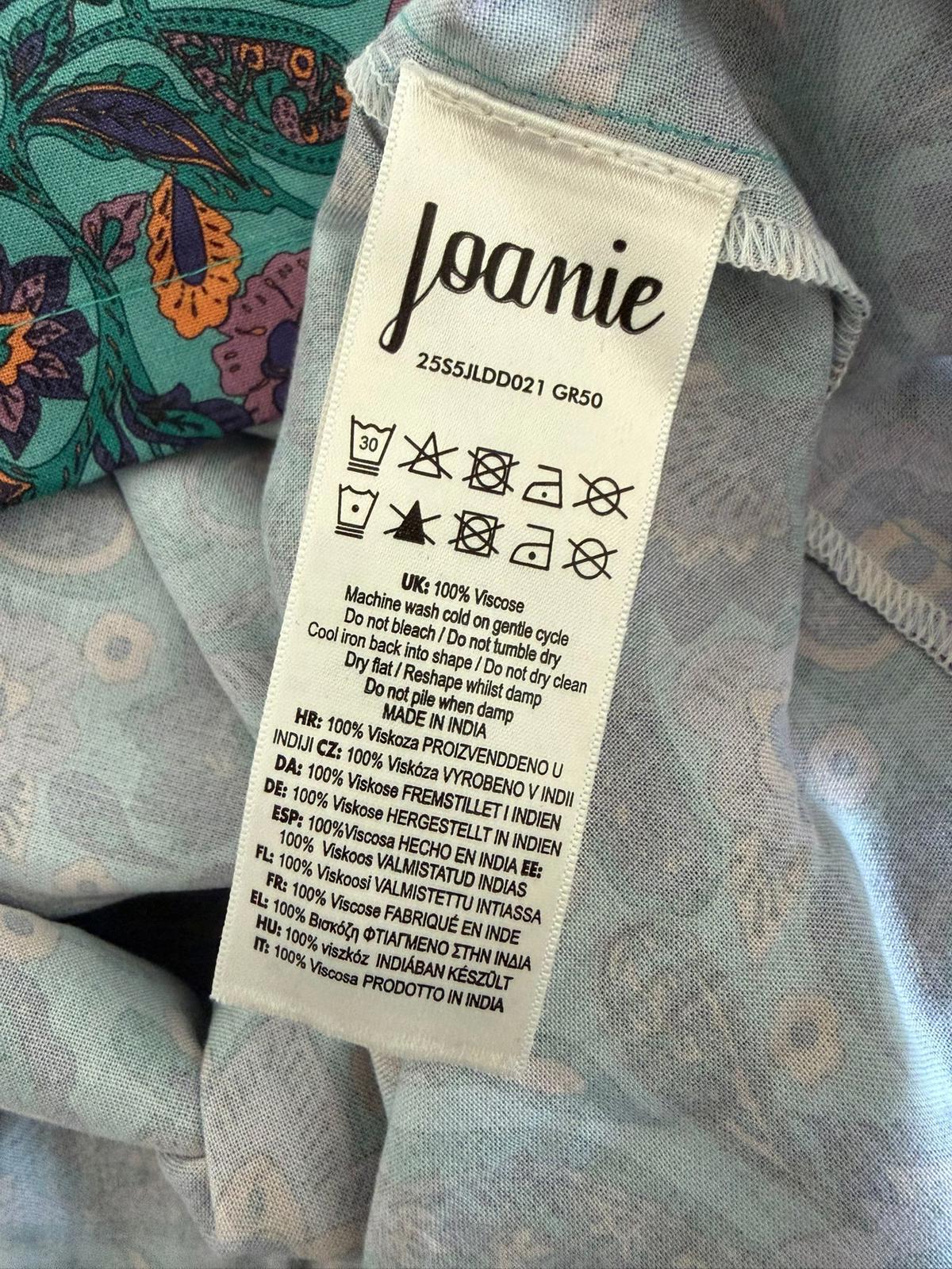 Joanie Womens Albertine Wasabi Paisley Print Midaxi Casual Spring Summer Dress 8