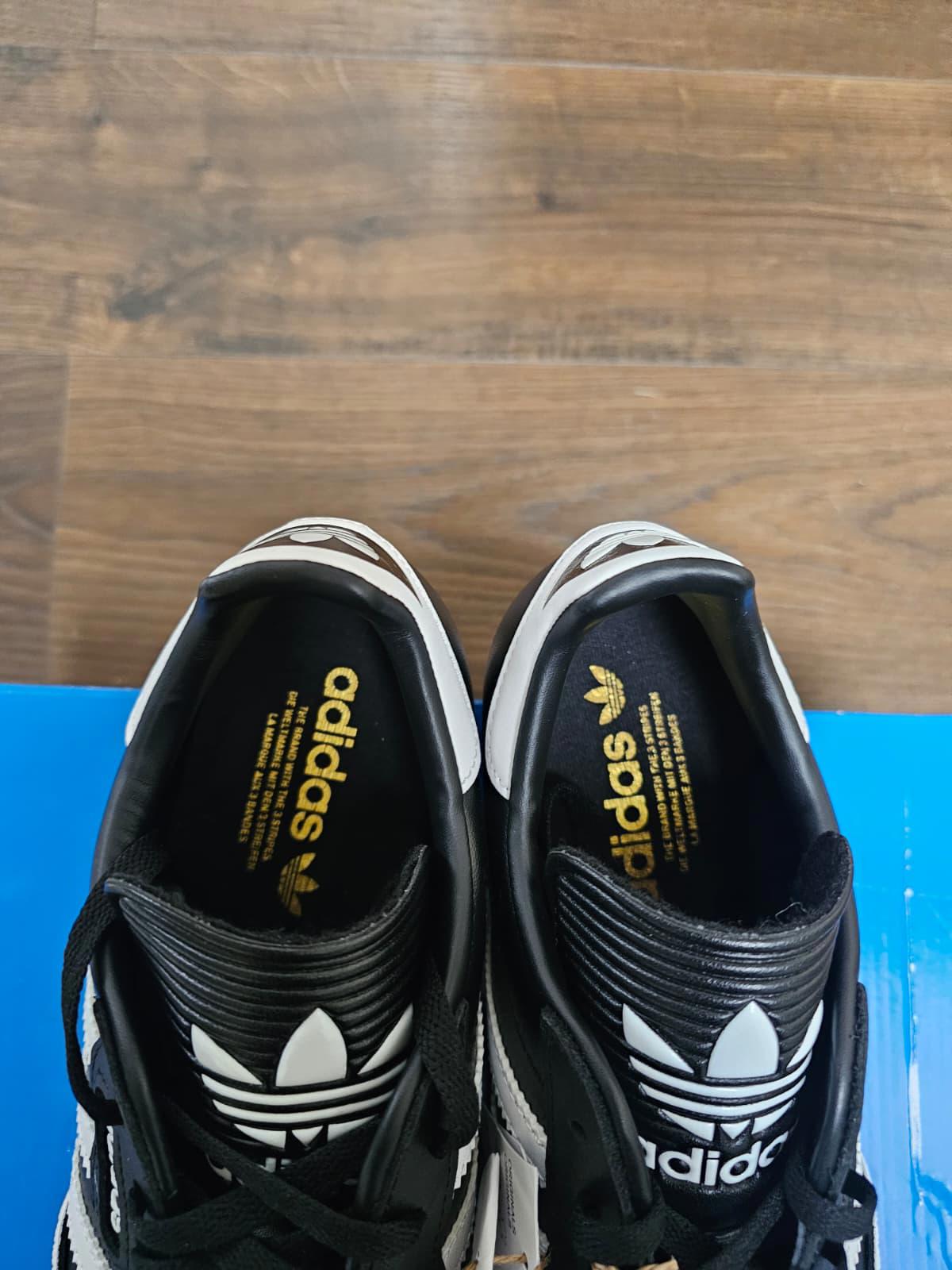 Adidas Original OG Samba Super Mens Trainers/Sneakers - UK 7- BNWT-Black/White