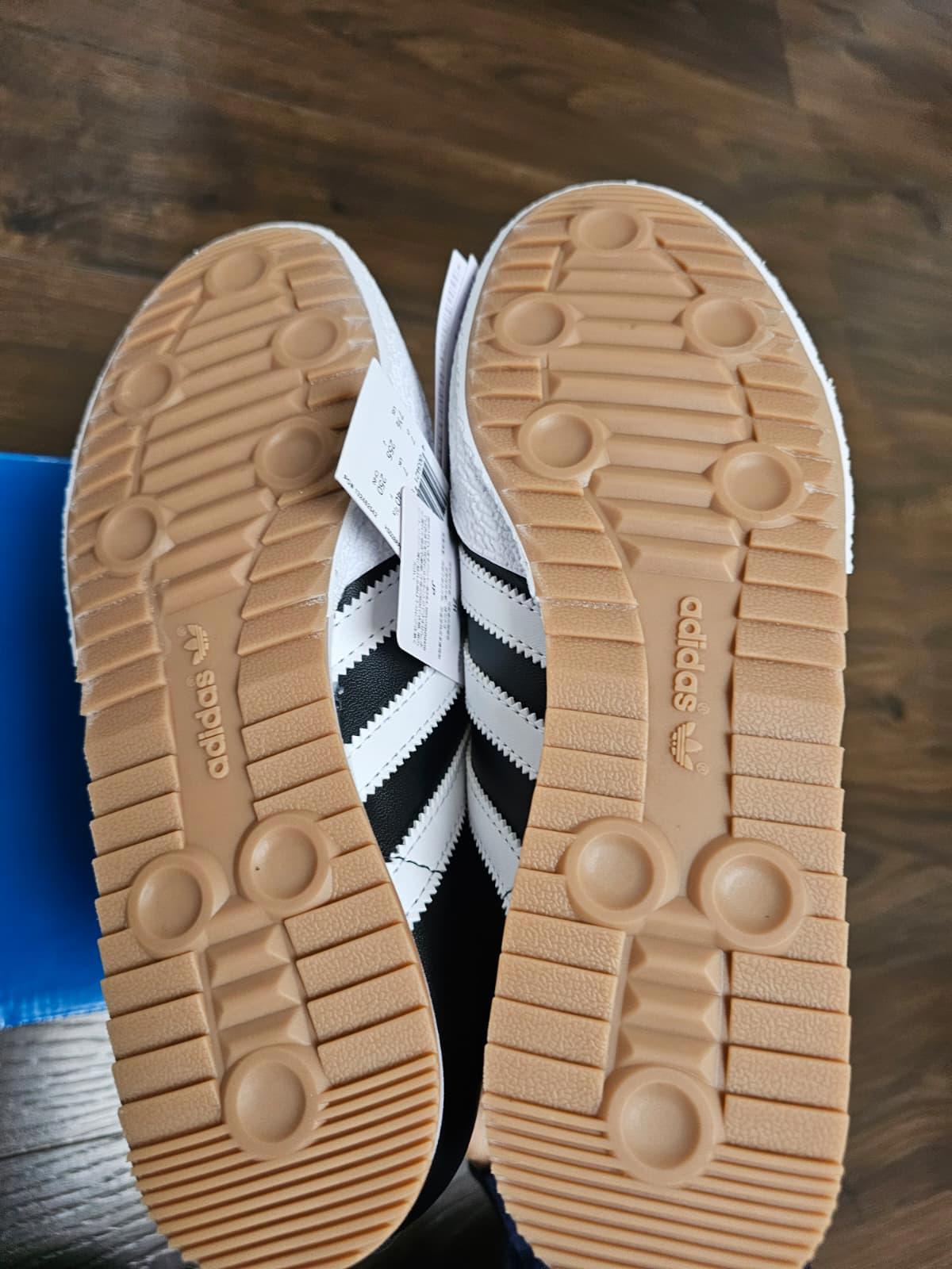 Adidas Original OG Samba Super Mens Trainers/Sneakers - UK 7- BNWT-Black/White