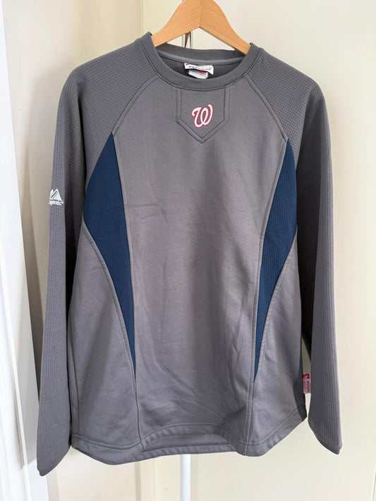 Majestic MLB Authentic Washington Nationals Pullover 2010 Men’s Jumper -M/Medium