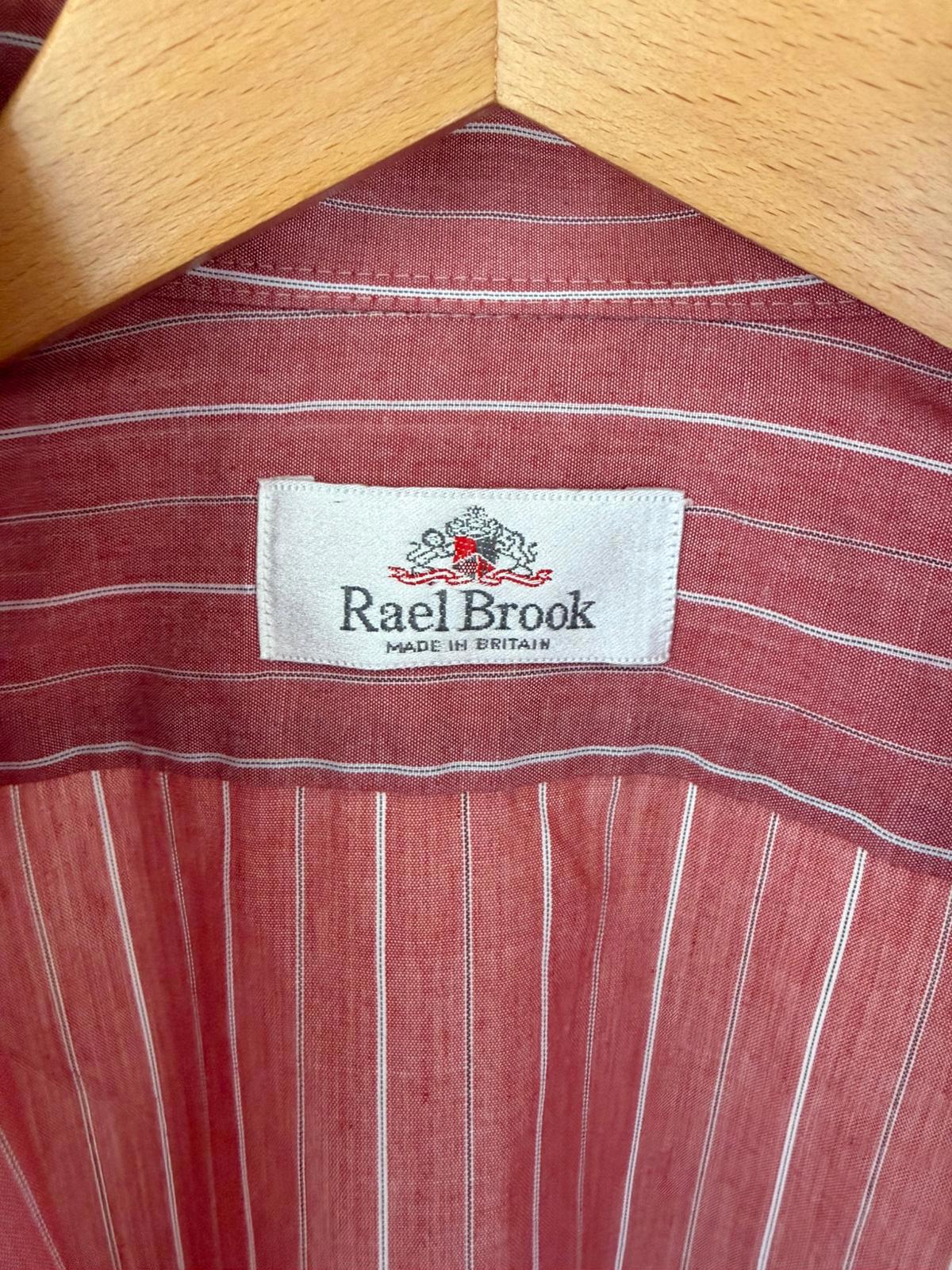 Rael Brook Men’s Bade in Britain Vintage 80s/90s Striped Shirt  - L - 44