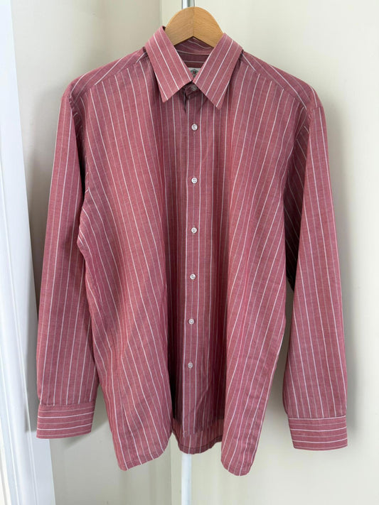 Rael Brook Men’s Bade in Britain Vintage 80s/90s Striped Shirt  - L - 44