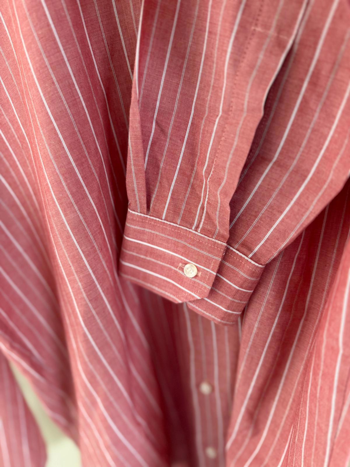 Rael Brook Men’s Bade in Britain Vintage 80s/90s Striped Shirt  - L - 44