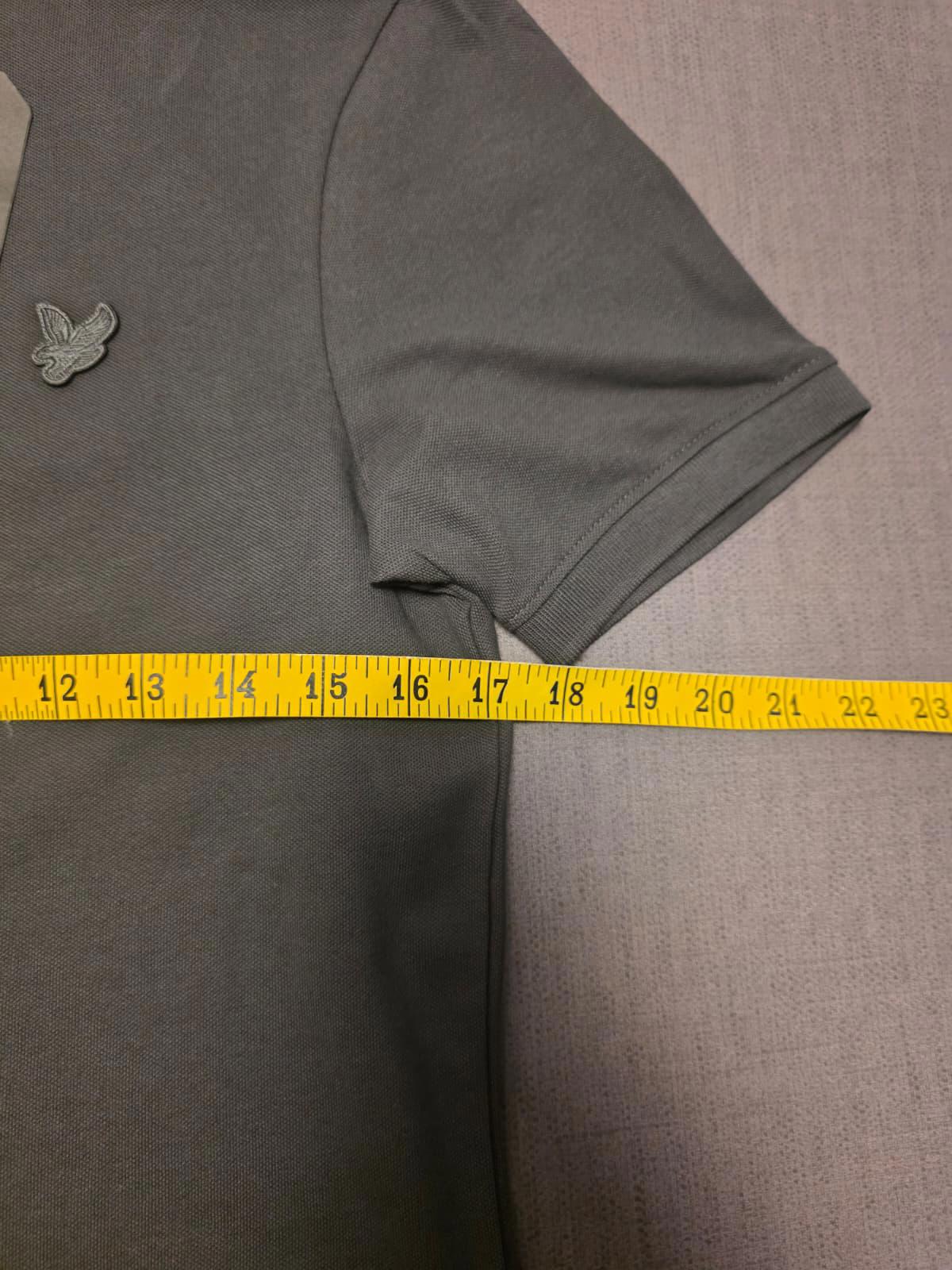 Lyle & Scott Mens Short Sleeve Polo Shirt - S/Small - Gun Metal Grey