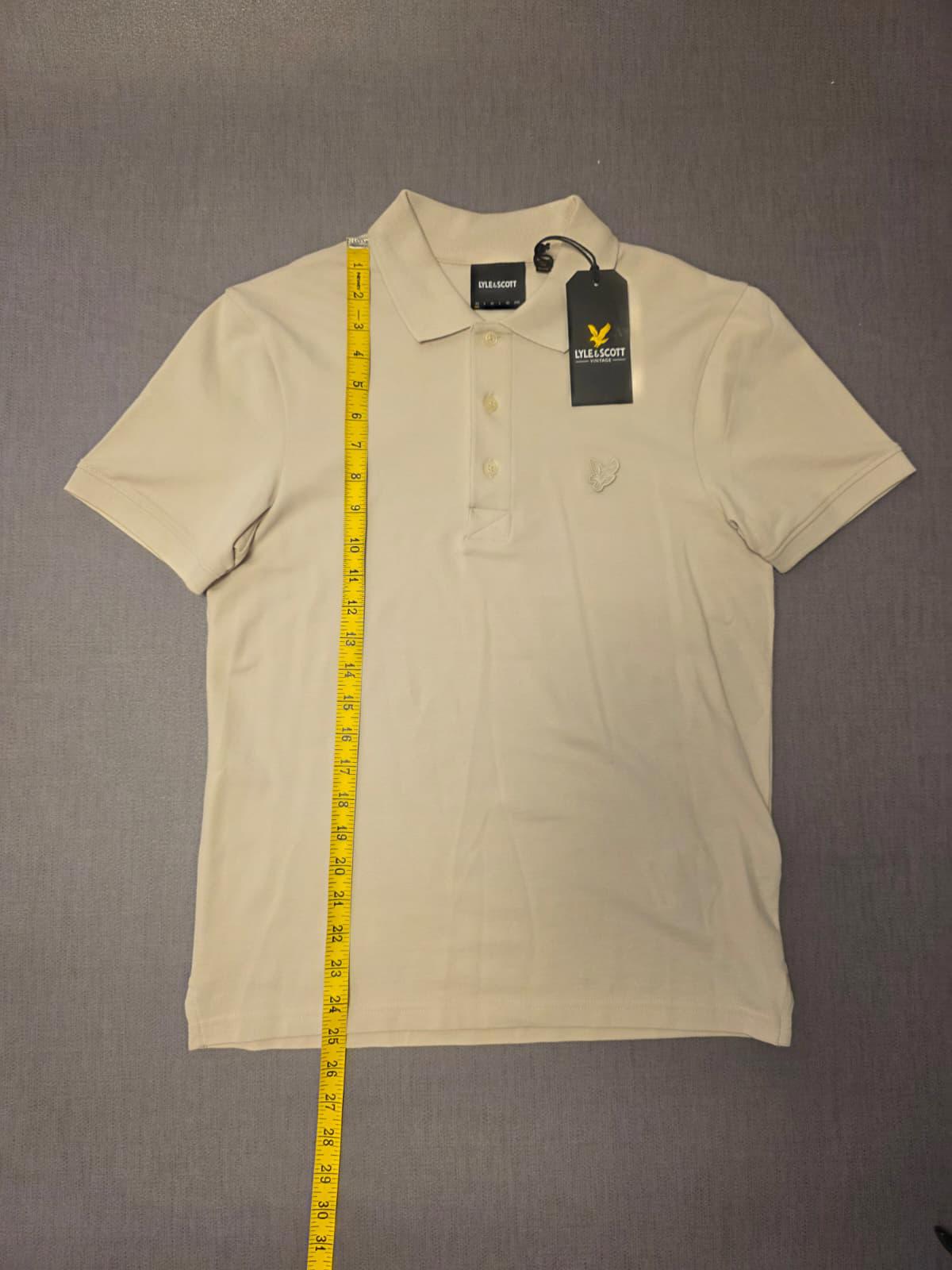 Lyle & Scott Mens Smart Casual Short Sleeve Polo Shirt - XS/Extra Small - Stone