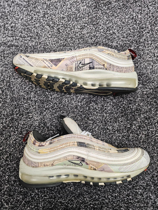 Nike Air Max 97 Rare Trainers Newspaper 921826-108 - UK 6 Sneakers