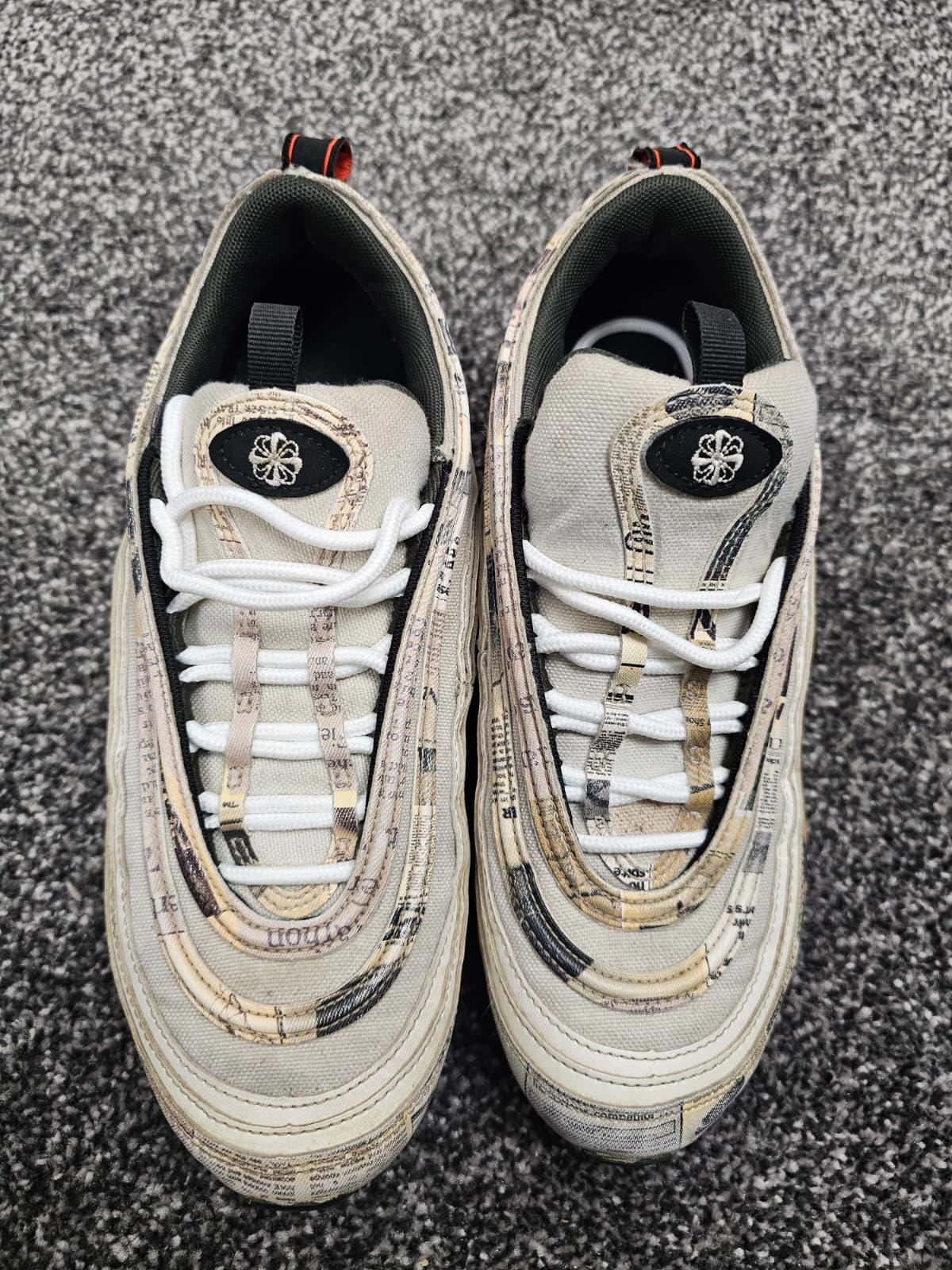 Nike Air Max 97 Rare Trainers Newspaper 921826-108 - UK 6 Sneakers