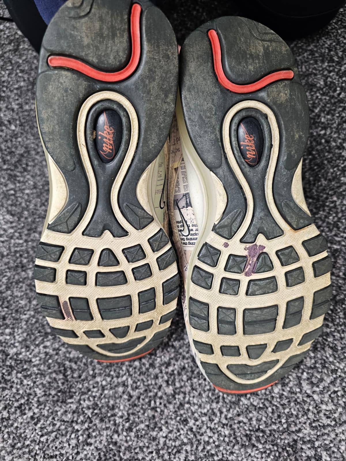 Nike Air Max 97 Rare Trainers Newspaper 921826-108 - UK 6 Sneakers