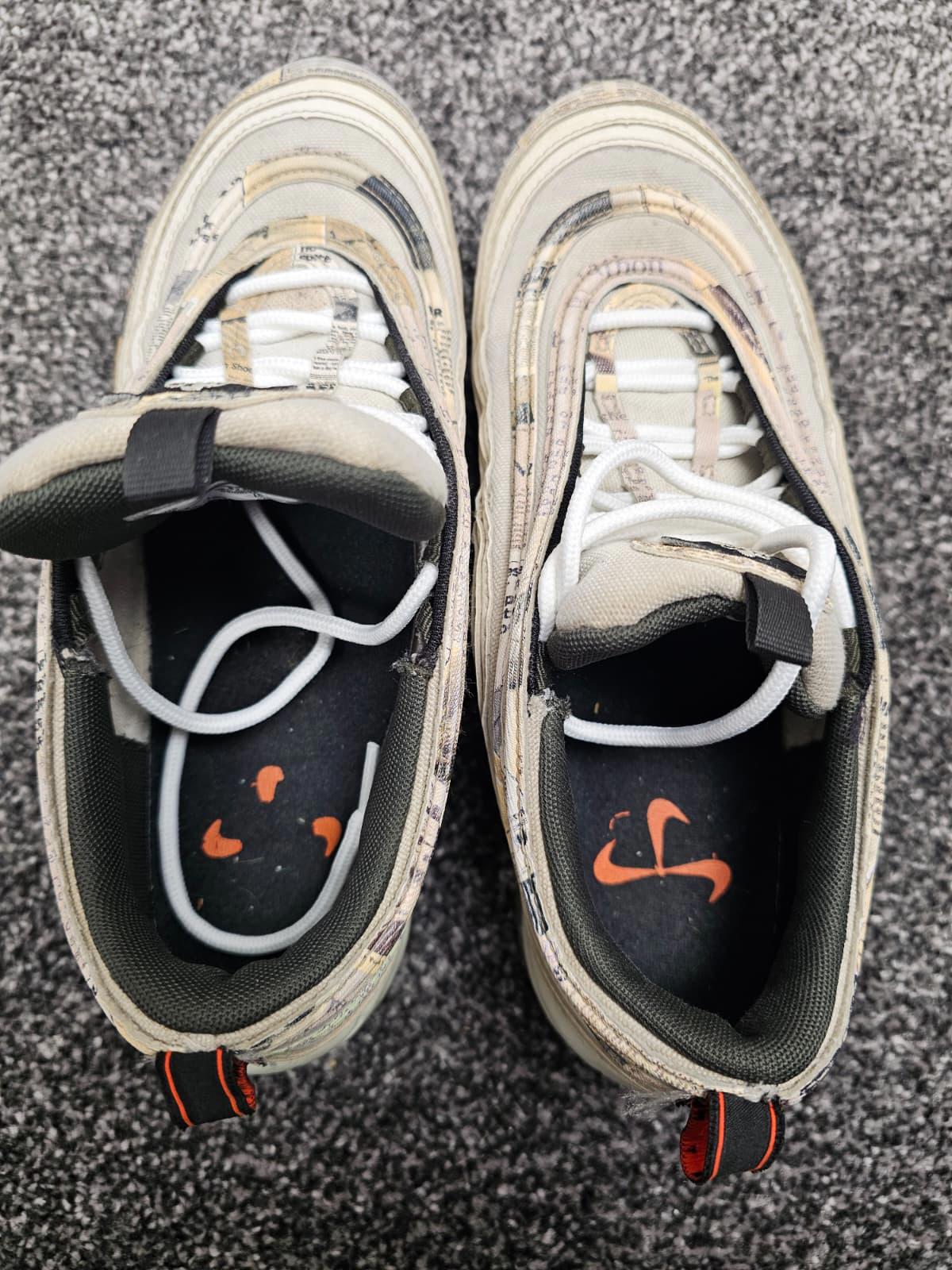 Nike Air Max 97 Rare Trainers Newspaper 921826-108 - UK 6 Sneakers