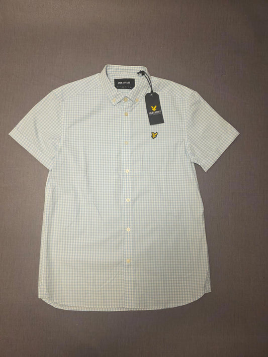 Lyle & Scott Mens Smart Casual Short Sleeve Check Shirt - M/Medium