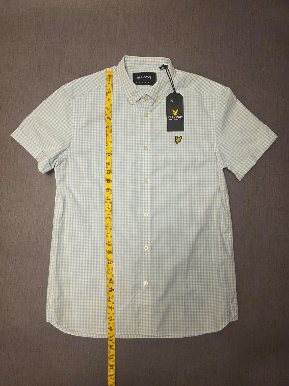 Lyle & Scott Mens Smart Casual Short Sleeve Check Shirt - M/Medium
