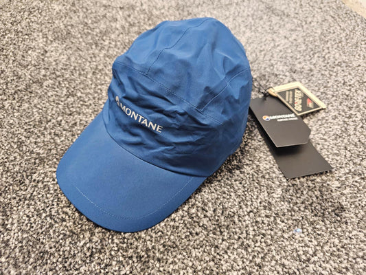 Montane Gore-Tex Activewear Waterproof/Windproof Hiking/Walking Hat/Cap - Blue