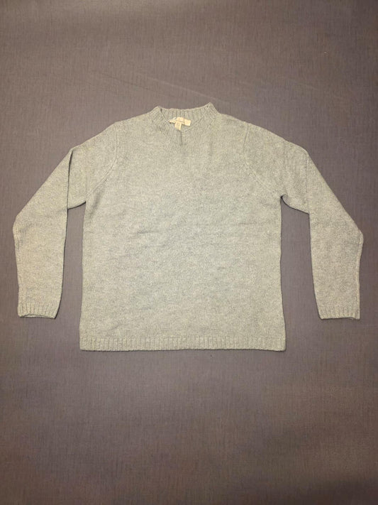 Sea Salt Cornwall  Pullover Fisherman Style Merino Blend Knitted Jumper - UK 16