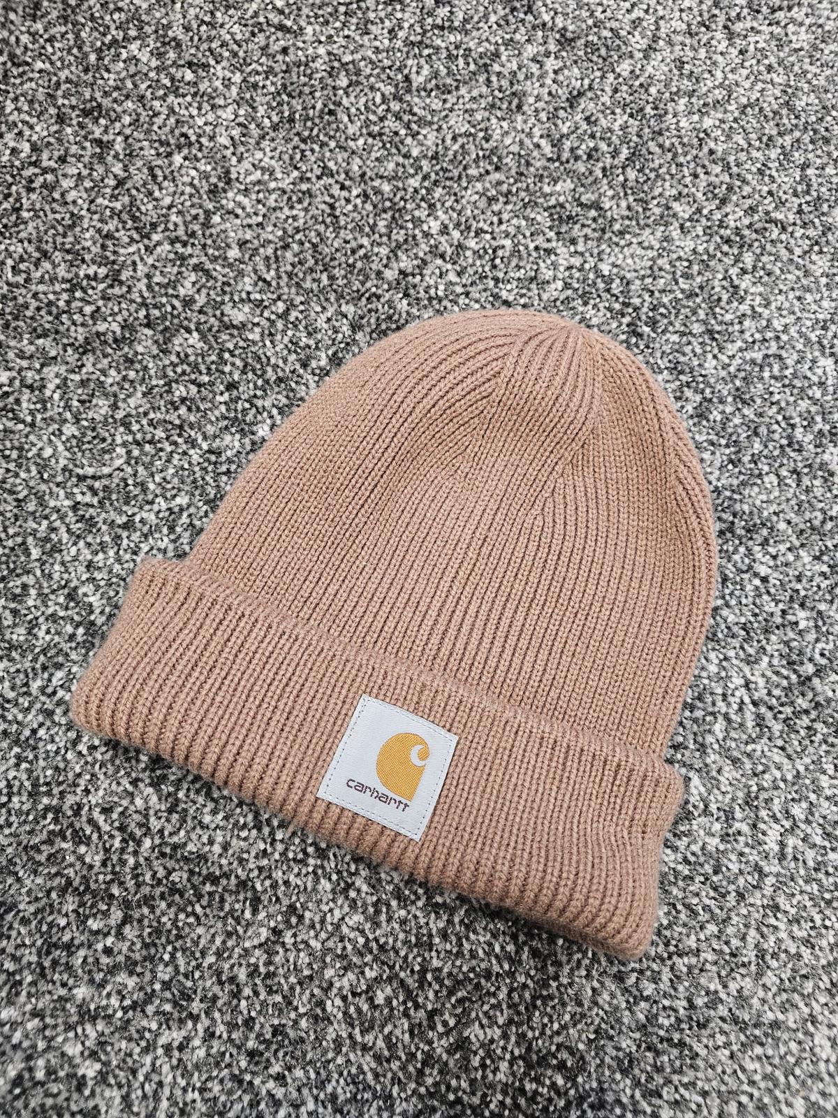 Carharrt Multi Season Unisex Beanie Hat - Brown/Apricot - Unisex/Multi Season