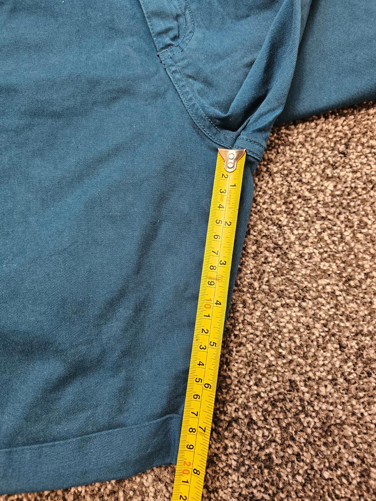 Quiksilver Mens Smart Casual Chino Shorts - W30/L8 - Teal Blue