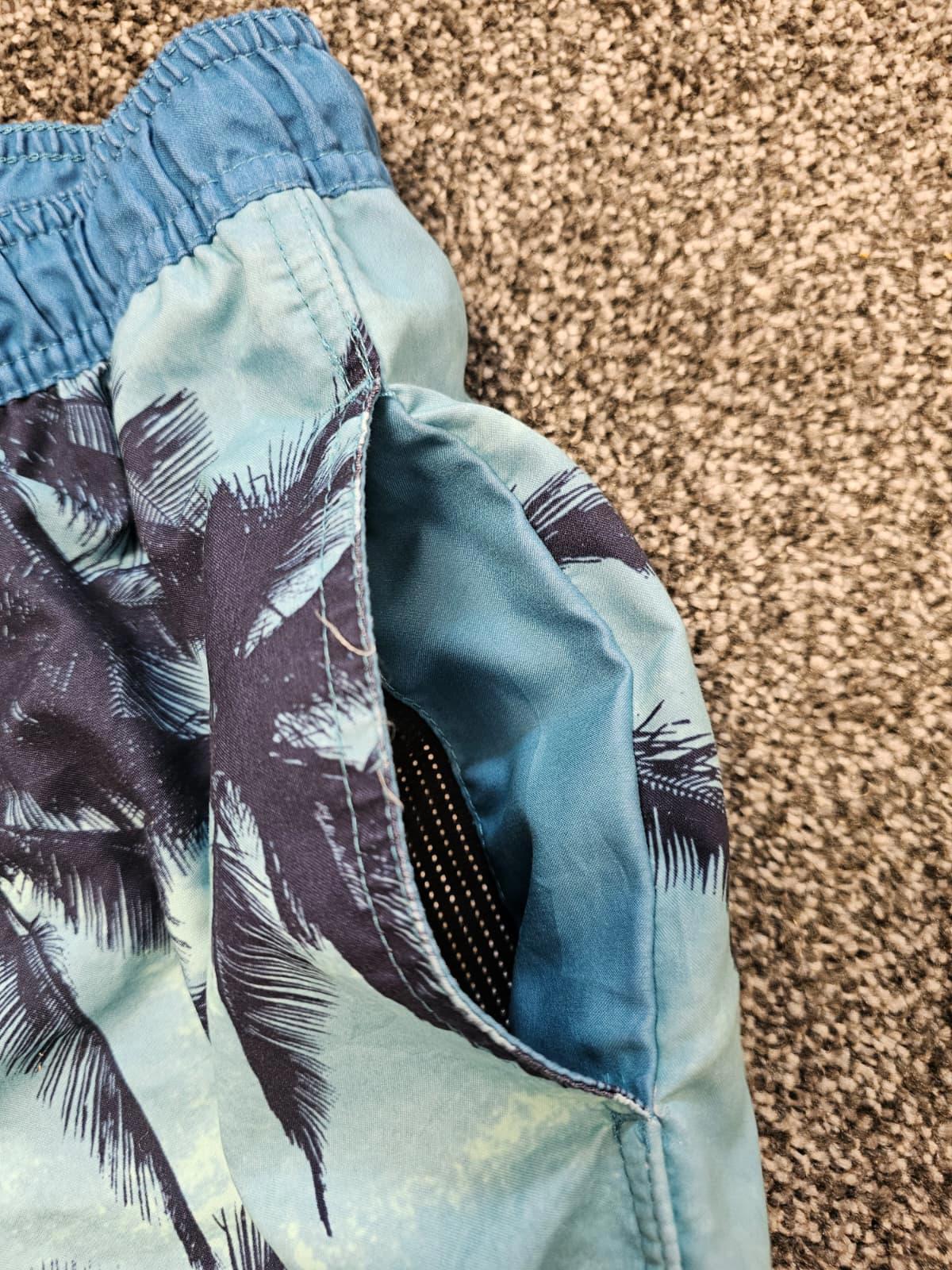 Quiksilver Mens Hawaii Palm Tree Big Print Swim Wear Swimming Shorts - M/28/30