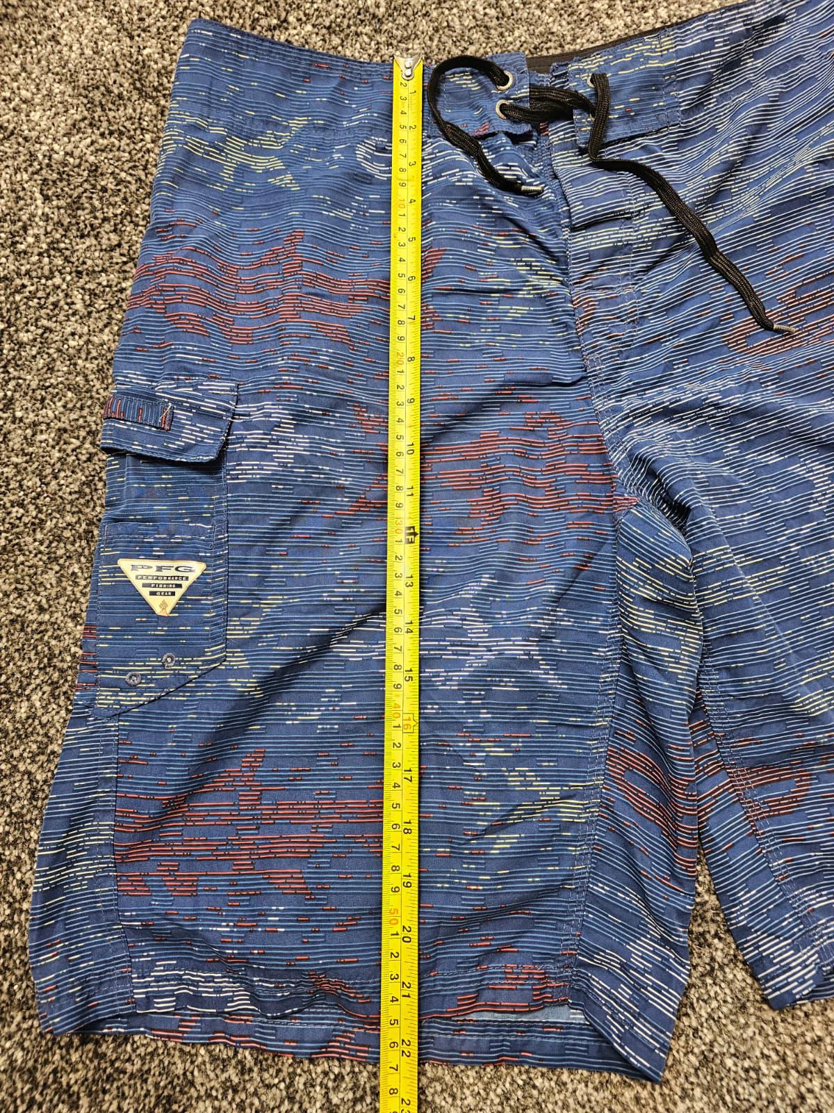 Columbia PFG Mens Swimwear Pattern Fishing Board Bottle Opener Shorts - 36/11