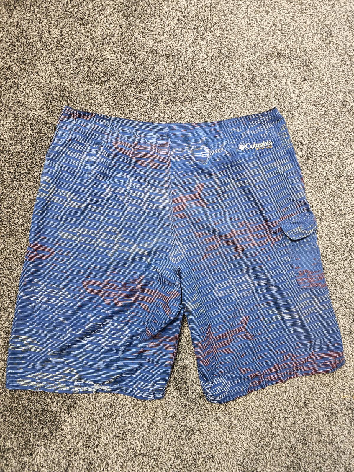 Columbia PFG Mens Swimwear Pattern Fishing Board Bottle Opener Shorts - 36/11