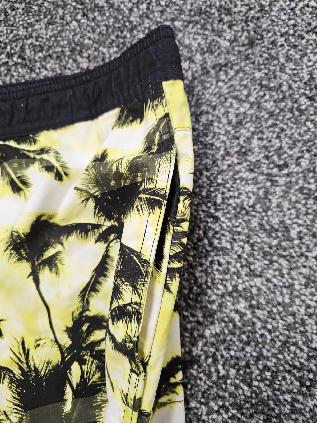 Quiksilver Mens Hawaii Palm Tree Big Print Swim Wear Swimming Shorts - W36/6
