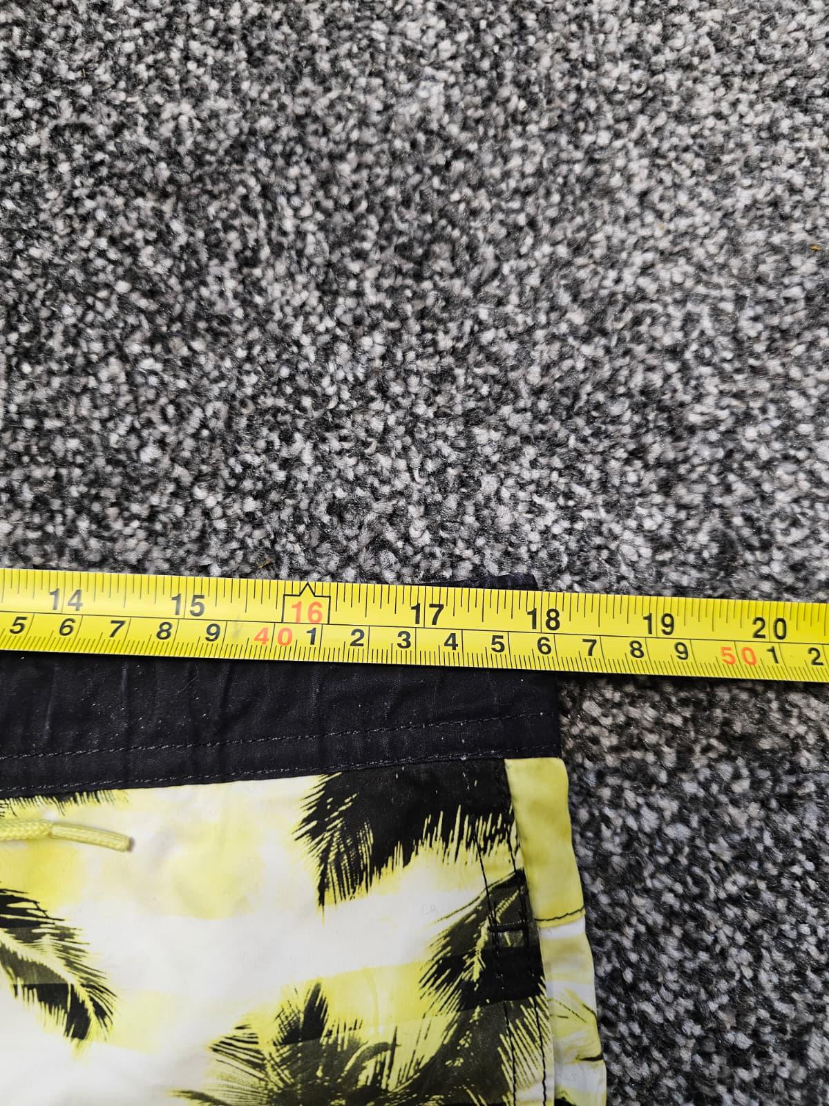 Quiksilver Mens Hawaii Palm Tree Big Print Swim Wear Swimming Shorts - W36/6