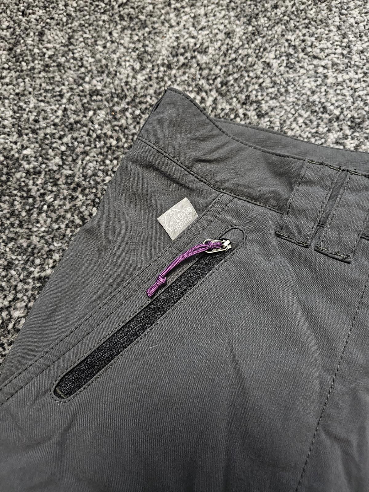 Lowe Alpine Women's Technical Walking/Hiking/Sport Shorts - UK 8 - Grey