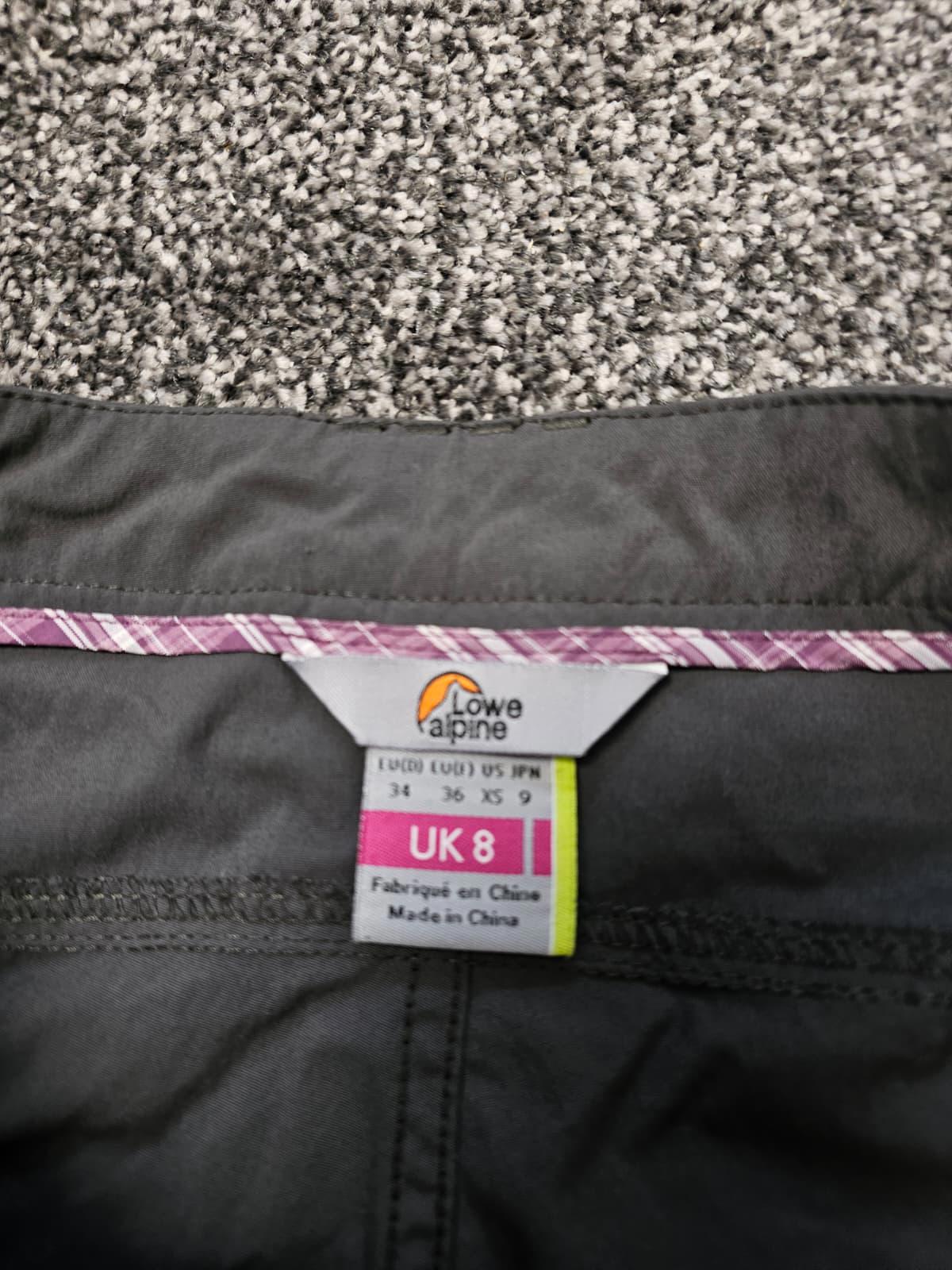 Lowe Alpine Women's Technical Walking/Hiking/Sport Shorts - UK 8 - Grey