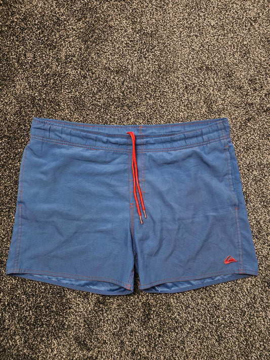 Quiksilver Mens Y2K 2000s Swimming Holiday Vacation Shorts - 40/4.5 - Blue