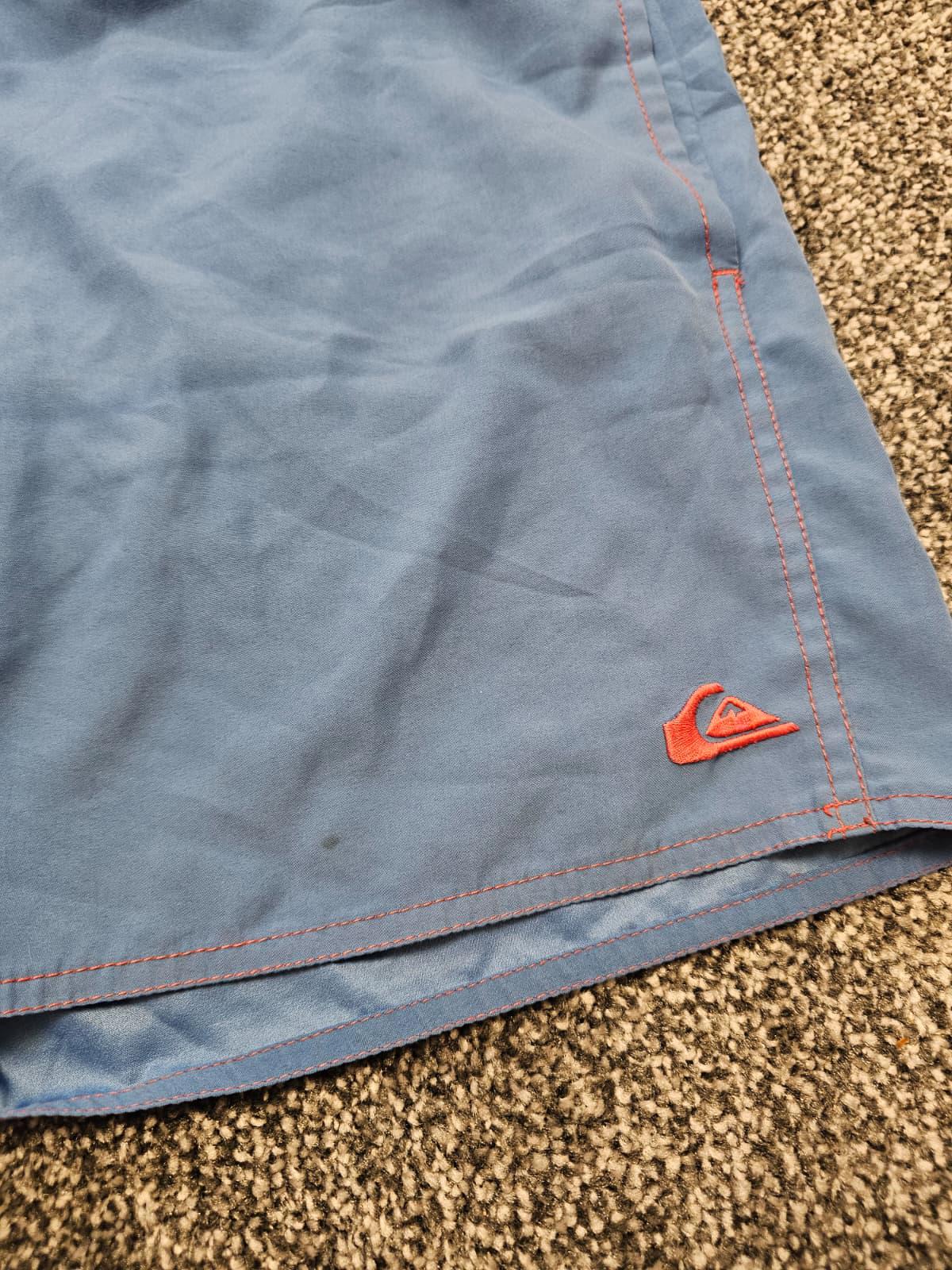 Quiksilver Mens Y2K 2000s Swimming Holiday Vacation Shorts - 40/4.5 - Blue