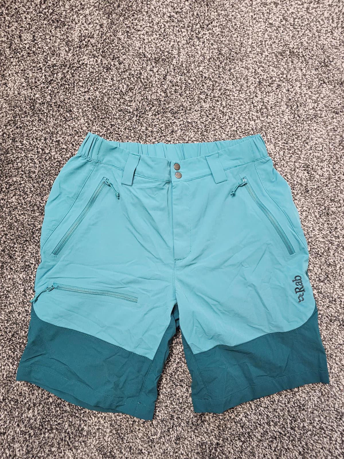 Rab Torque Womens Technical Activewear Hiking/Walking Shorts - UK 8 Green