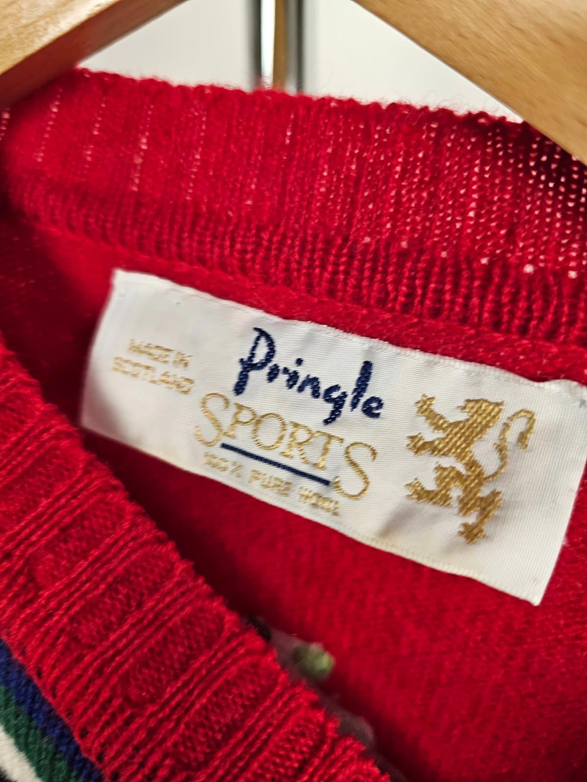 Pringle SportsVintage 90's Golf Inspired Wool Pullover Jumper/Sweater -S