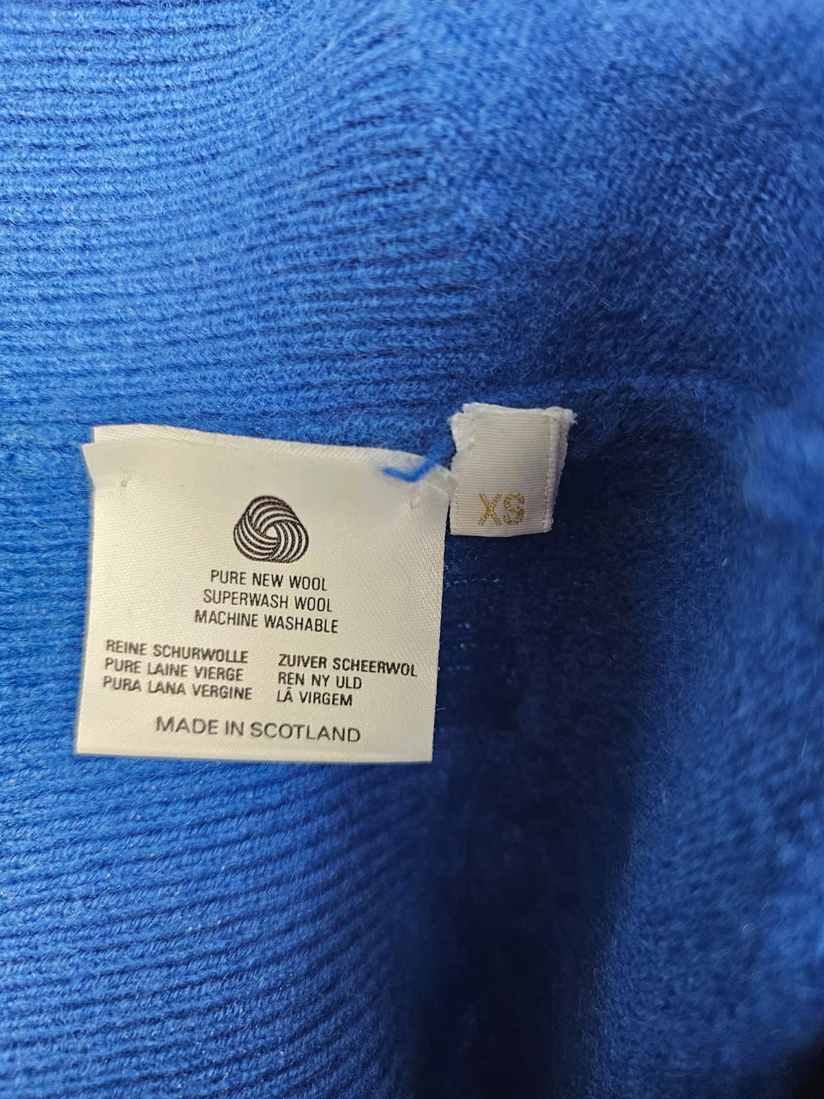 Pringle Of Scotland Vintage Wool Pullover Knitted Spring Jumper/Sweater - XS