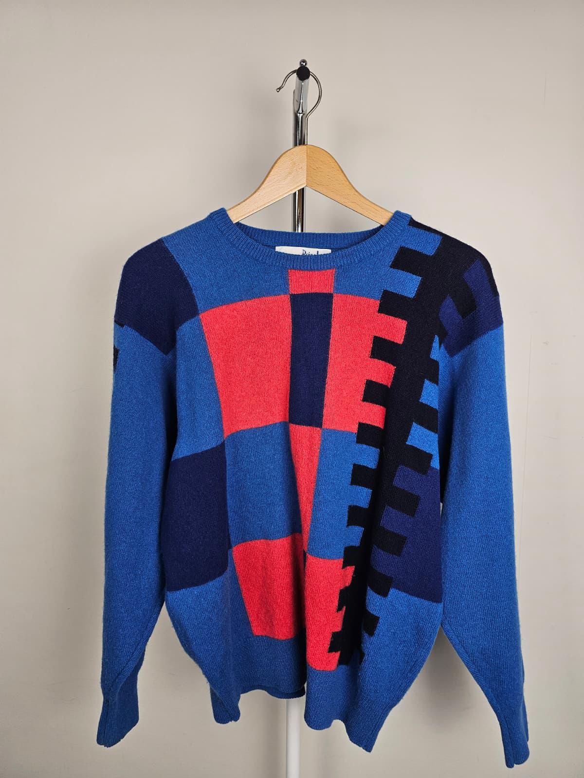 Pringle Of Scotland Vintage Wool Pullover Knitted Spring Jumper/Sweater - XS