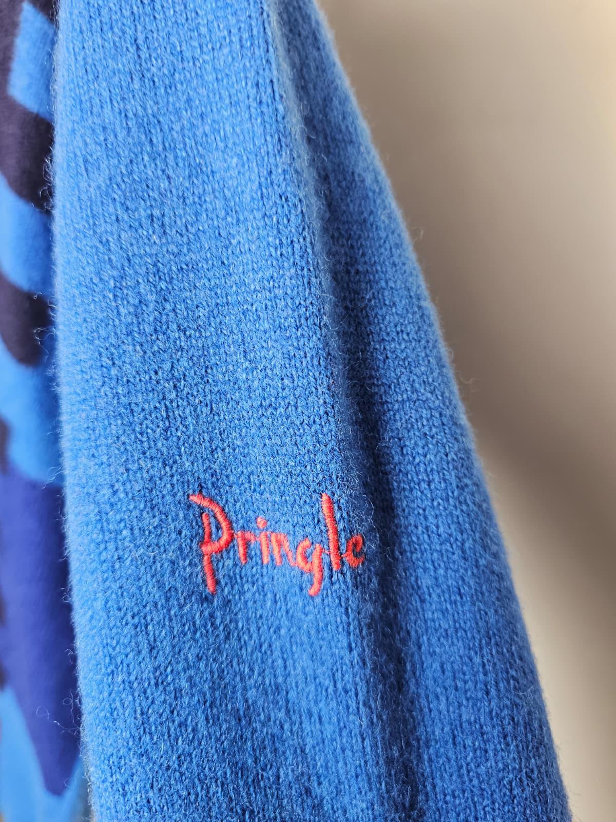 Pringle Of Scotland Vintage Wool Pullover Knitted Spring Jumper/Sweater - XS