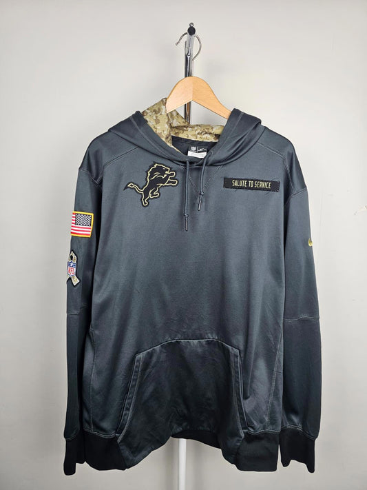 Nike Detroit Lions USA 'Salute To Serve' Onfield NFL Hoodie XL/Extra Large