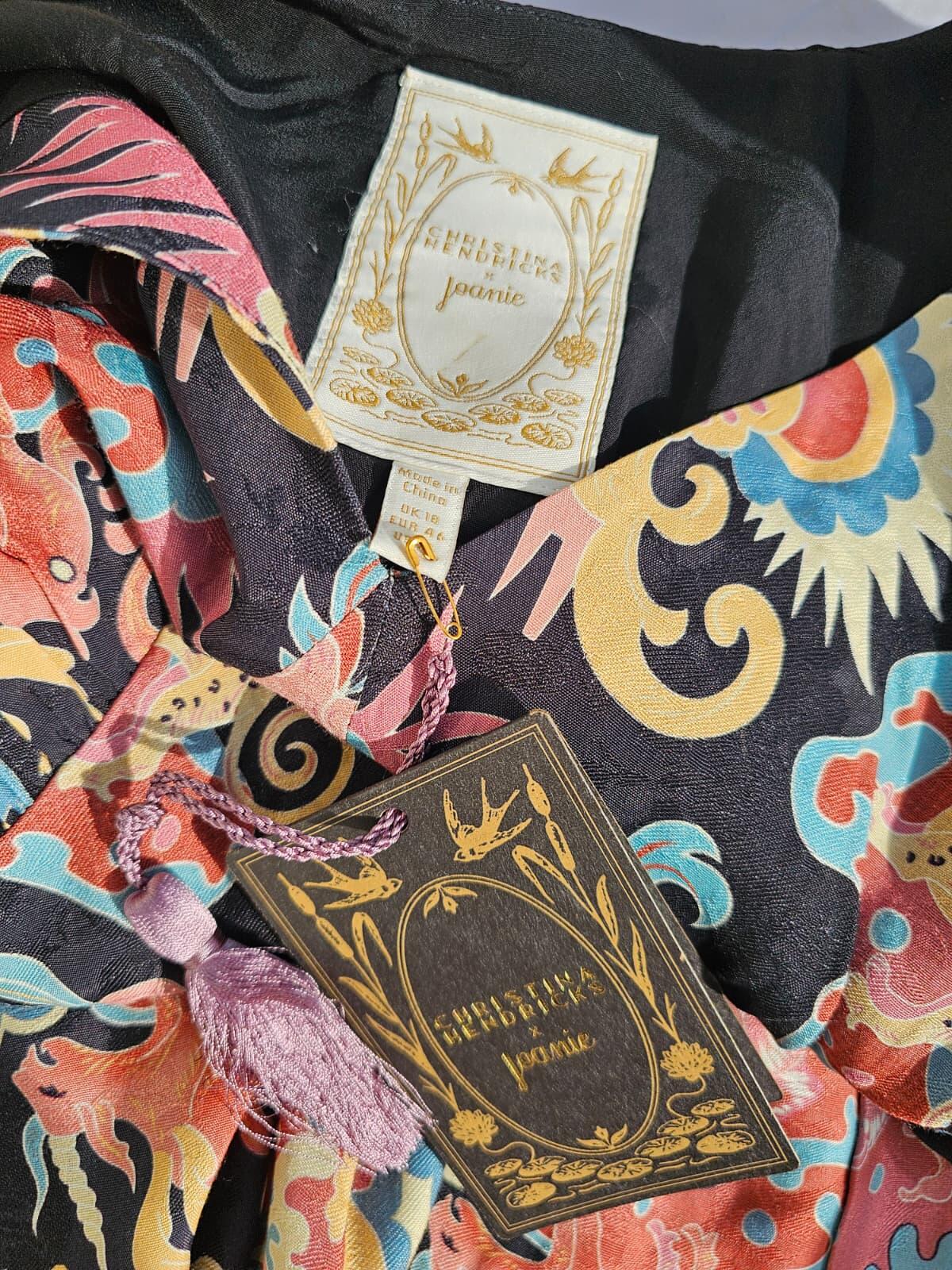 Joanie Women's Flowering Jasmine Mythical Beasts Fantasy Print Maxi Dress - 18