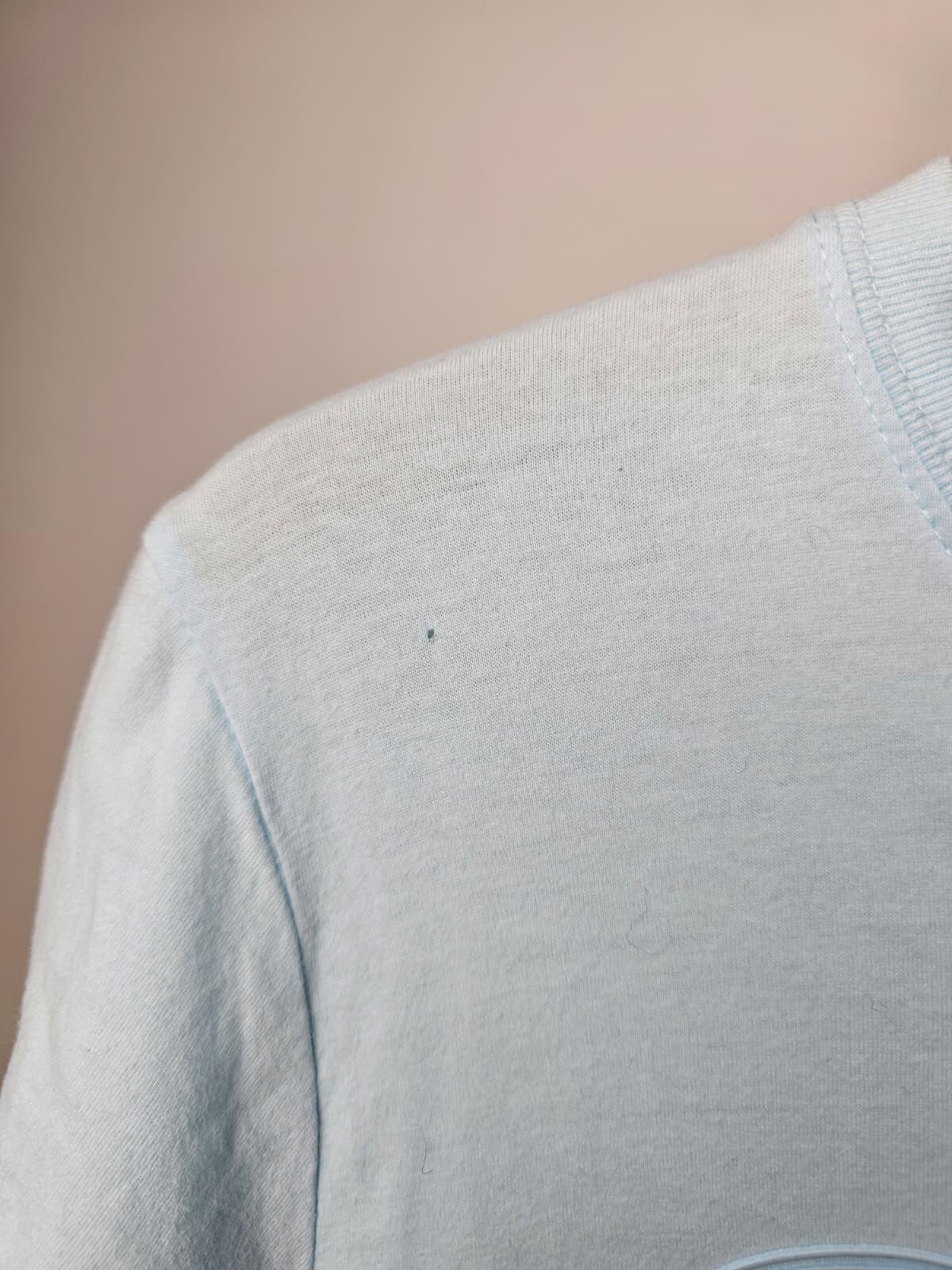 SuperDry Women's Light Blue Embroidered Logo T-Shirt Size - UK 8 EU 40