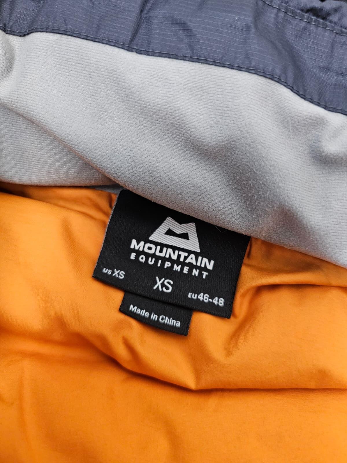 Mountain Equipment Mens Full Zip Hooded Down Puffer Jacket -XS/Extra Small -Grey