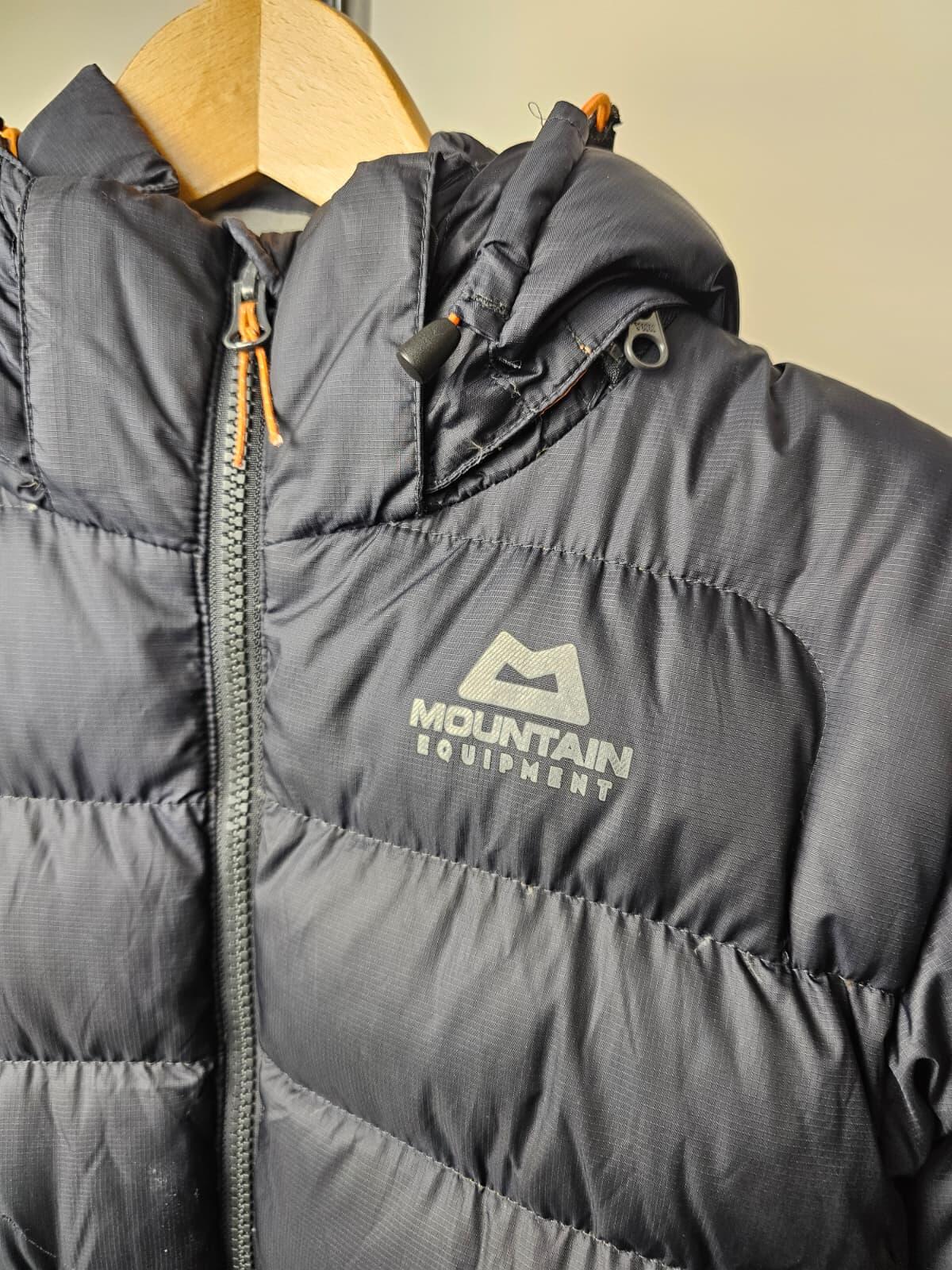 Mountain Equipment Mens Full Zip Hooded Down Puffer Jacket -XS/Extra Small -Grey